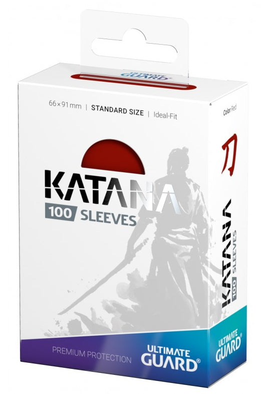 Katana Sleeves Standard Size (100) - Red