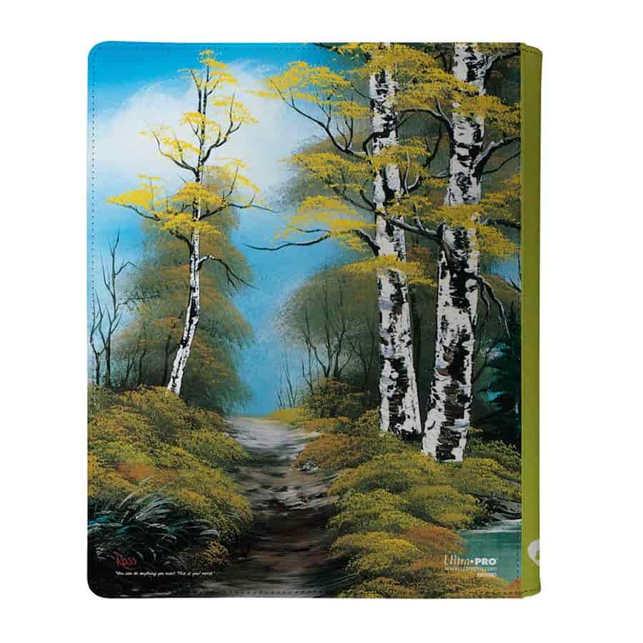 Ultra Pro - 9 Pocket Zippered Binder - Bob Ross Lakeside Path