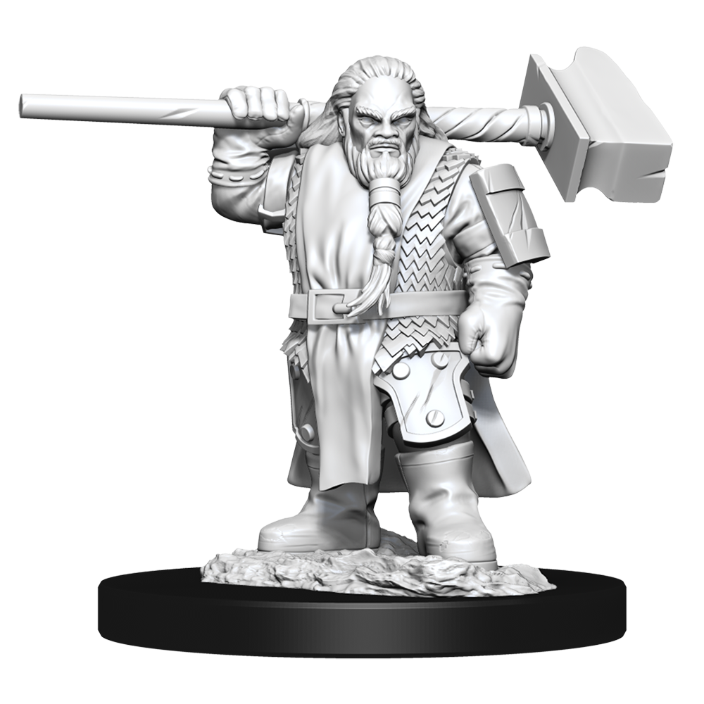 Nolzur's Marvelous Miniatures - Dwarf Cleric (male)