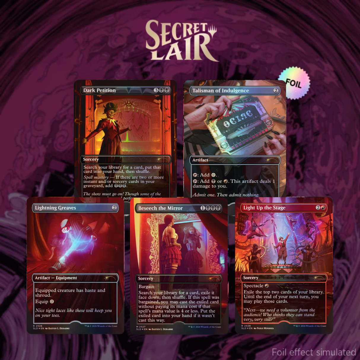 Secret Lair Drop - Viva Las Rakdos - Rainbow Foil