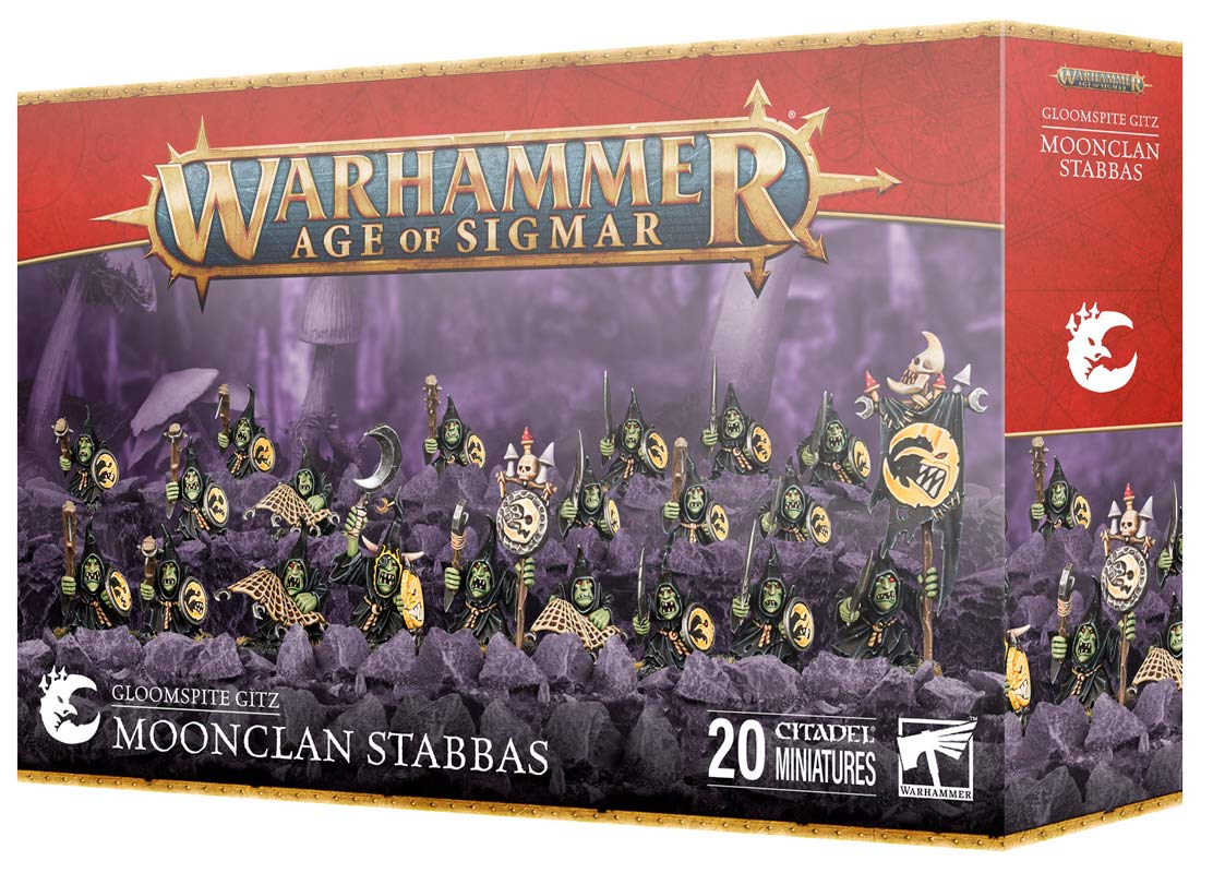 Warhammer - Age of Sigmar - Gloomspite Gitz - Moonclan Stabbas