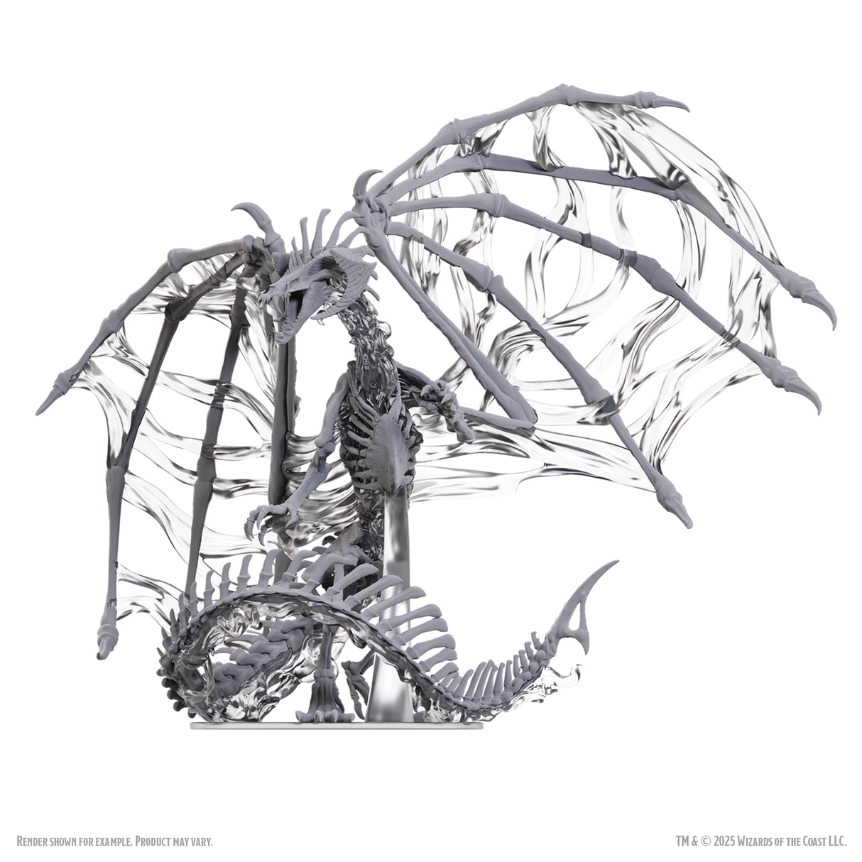 Nolzur's Marvelous Miniatures - Black Dracolich Unpainted