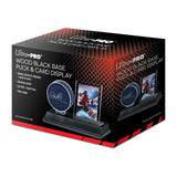 Ultra PRO: Display - Hockey Puck & Card Wood Base (Black)