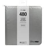 Ultra PRO: 12-Pocket Zippered PRO-Binder (Silver)