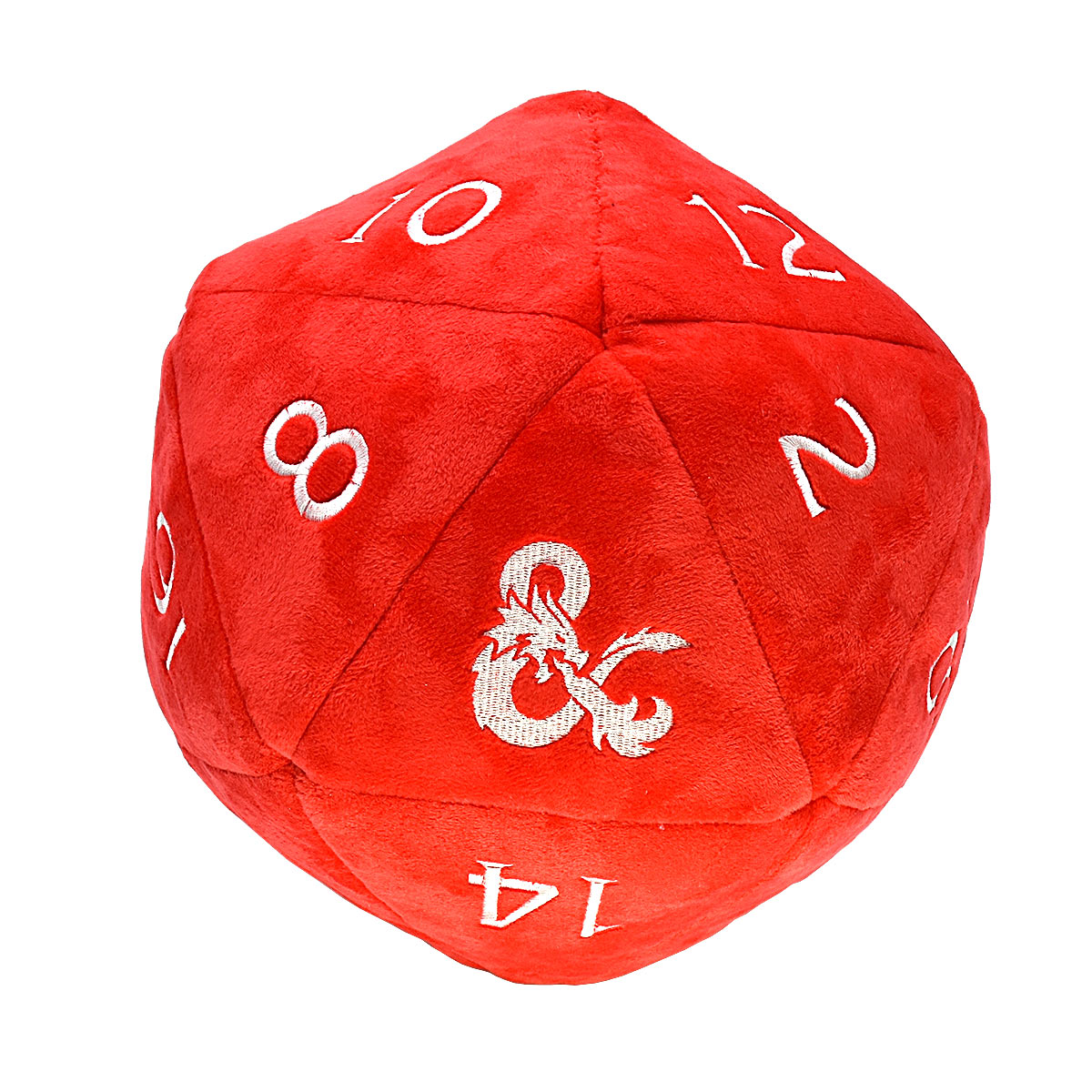 Ultra PRO: Plush D20 - Jumbo Novelty Die (Red and White)
