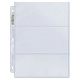Ultra PRO: Platinum Hologram 3-Pocket Pages - 3-Holes (3.5" x 7.5" / 100-Pack)