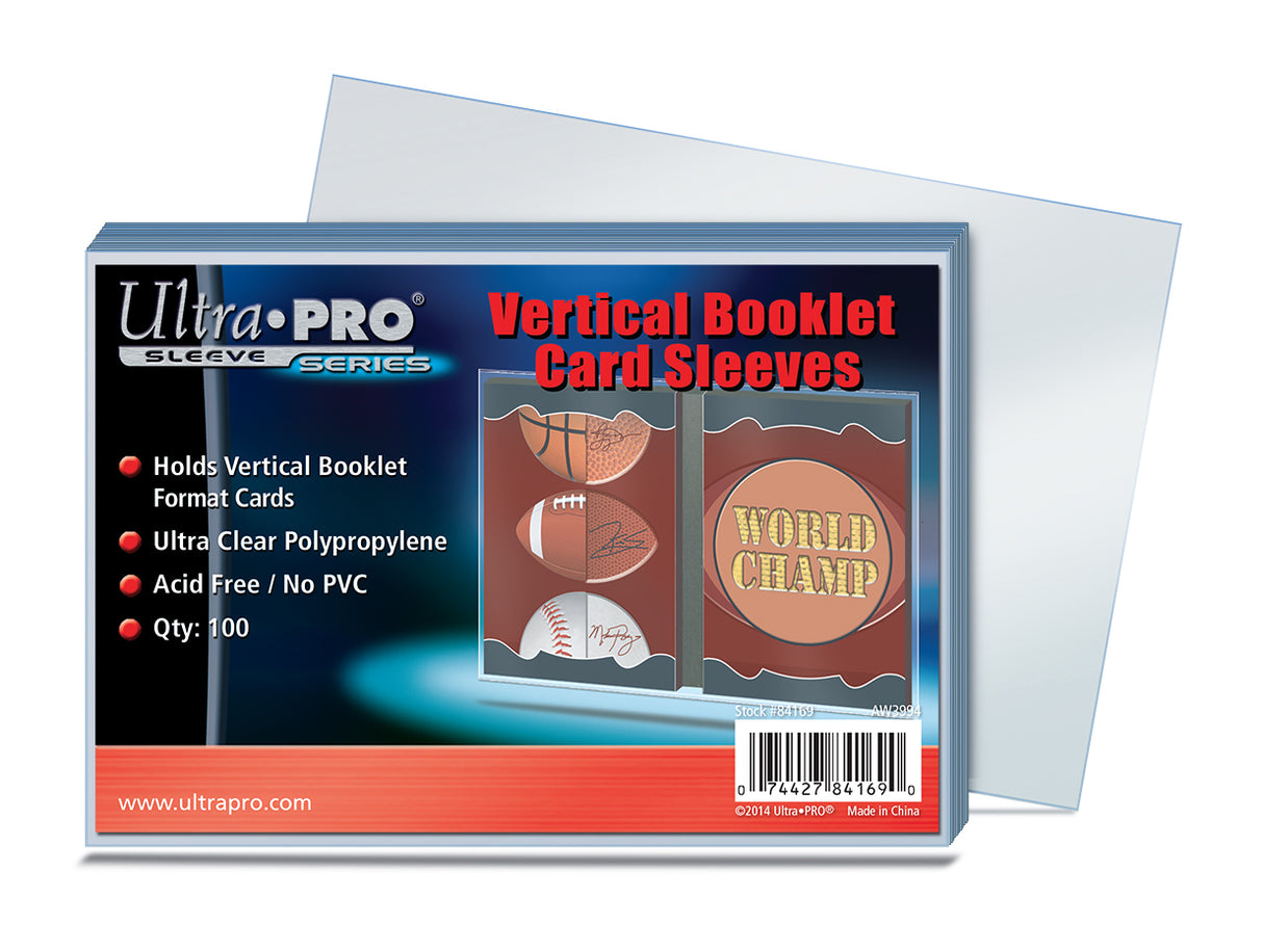 Ultra PRO: 100ct Card Sleeves - Vertical Booklet