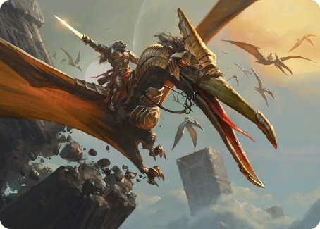 Skyhunter Strike Force Art Card [Phyrexia: All Will Be One Art Series]