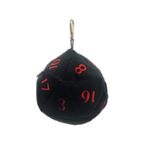 Ultra PRO: Dice Bag - Plush D20 (Dungeons & Dragons / Black & Red)