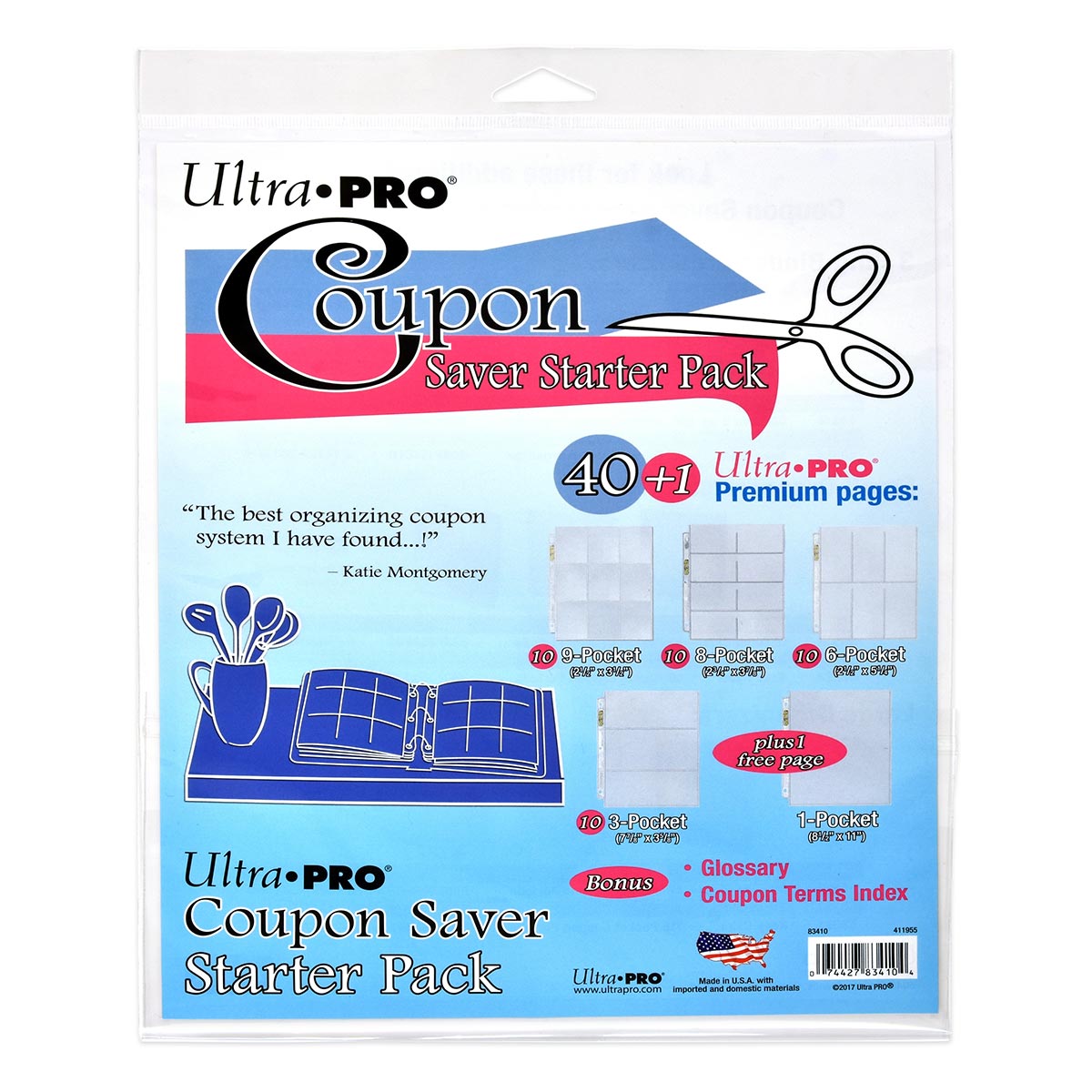 Ultra PRO: Coupon Saver Pages Starter Pack - Platinum Series (40ct)