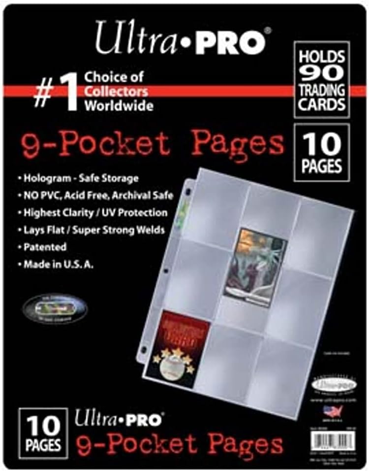 Ultra PRO: 9-Pocket Pages Hologram (30-Pack)