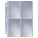 Ultra PRO: Platinum Hologram 4-Pocket Pages - 3-Holes (25-Pack)