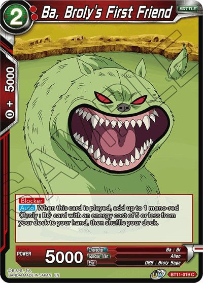 Ba, Broly's First Friend [BT11-019]