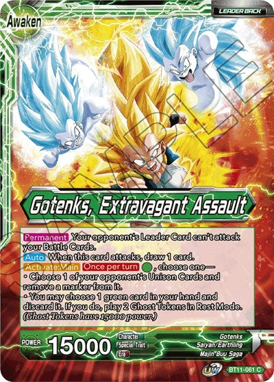 Gotenks // Gotenks, Extravagant Assault [BT11-061]