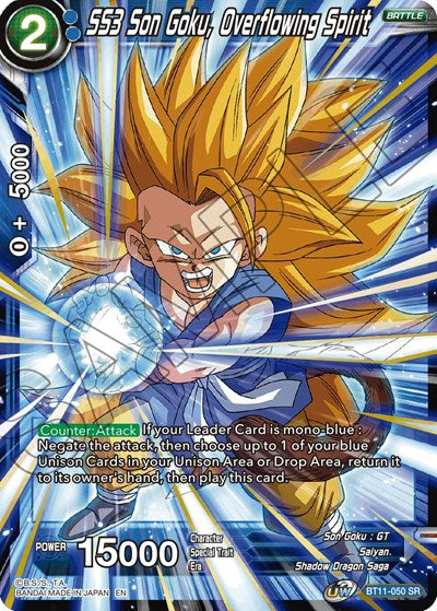 SS3 Son Goku, Overflowing Spirit [BT11-050]