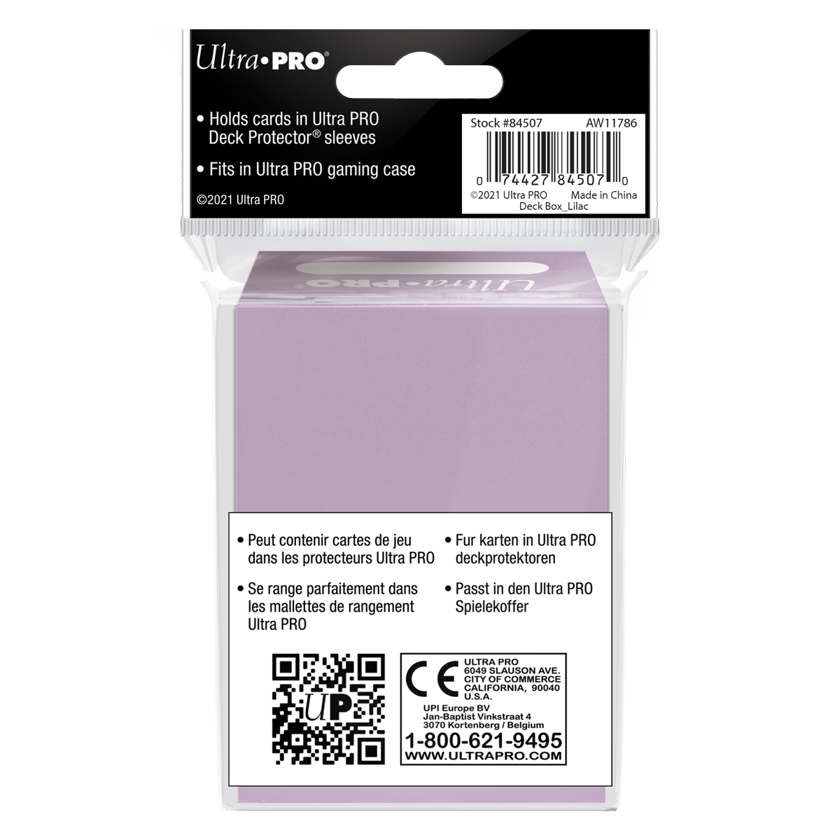 Ultra PRO: 80+ Deck Box - Lilac