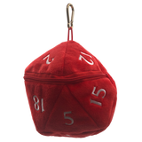 Ultra PRO: Dice Bag - Plush D20 (Red)