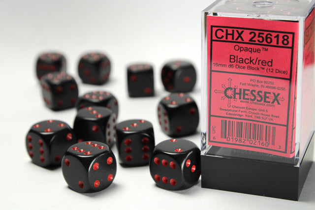 Opaque_16mm_d6_Black/red_Dice_Block™__12_dice_