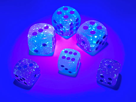 Gemini®_12mm_d6_Gel_Green_Pink/blue_Luminary™_Dice_Block™__36_dice_