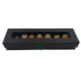 Ultra PRO: Heavy Metal Dice - 7-Dice Set (Dungeons & Dragons - Copper and Green)