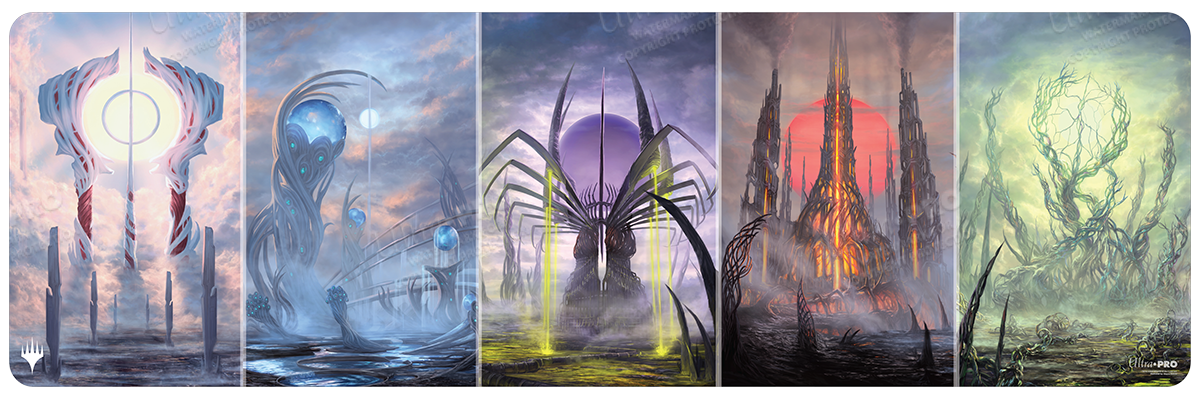 Ultra PRO: Playmat - Phyrexia All Will Be One (8ft Table) (Basic Land Tableaux)