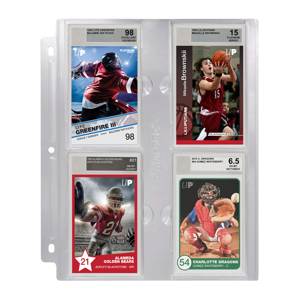 Ultra PRO: 4-Pocket Pages - Graded Beckett Slabs