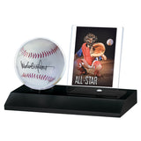 Ultra PRO: Display - Baseball & Card Wood Base (Black)