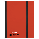 Ultra PRO: Flip PRO-Binder 4-Pocket Side-Loading (Red / White)