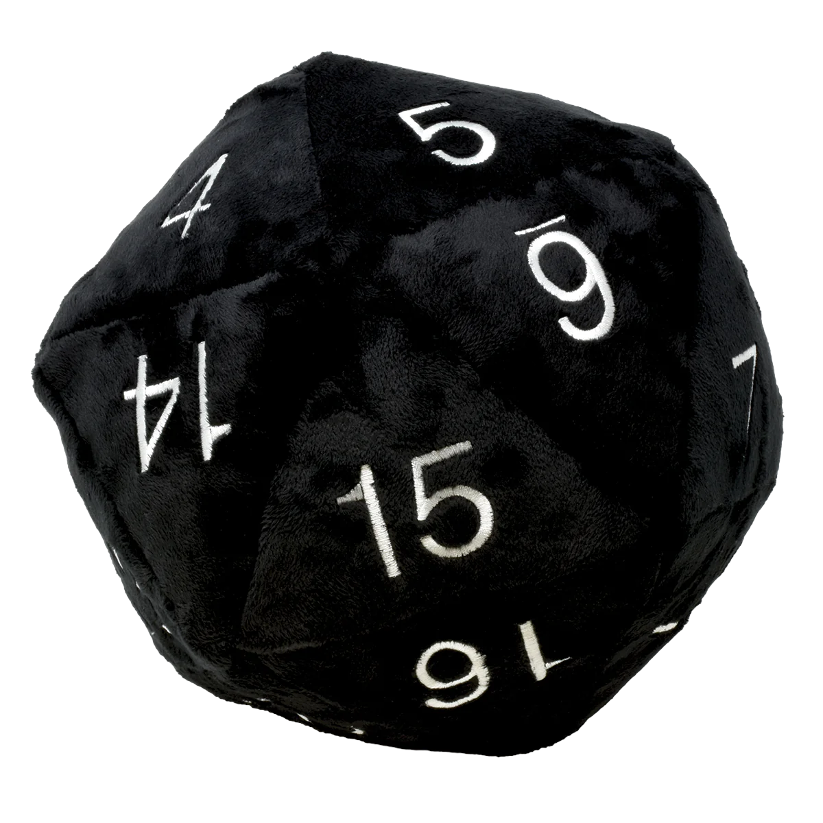 Ultra PRO: Plush D20 - Jumbo Novelty Die (Black)