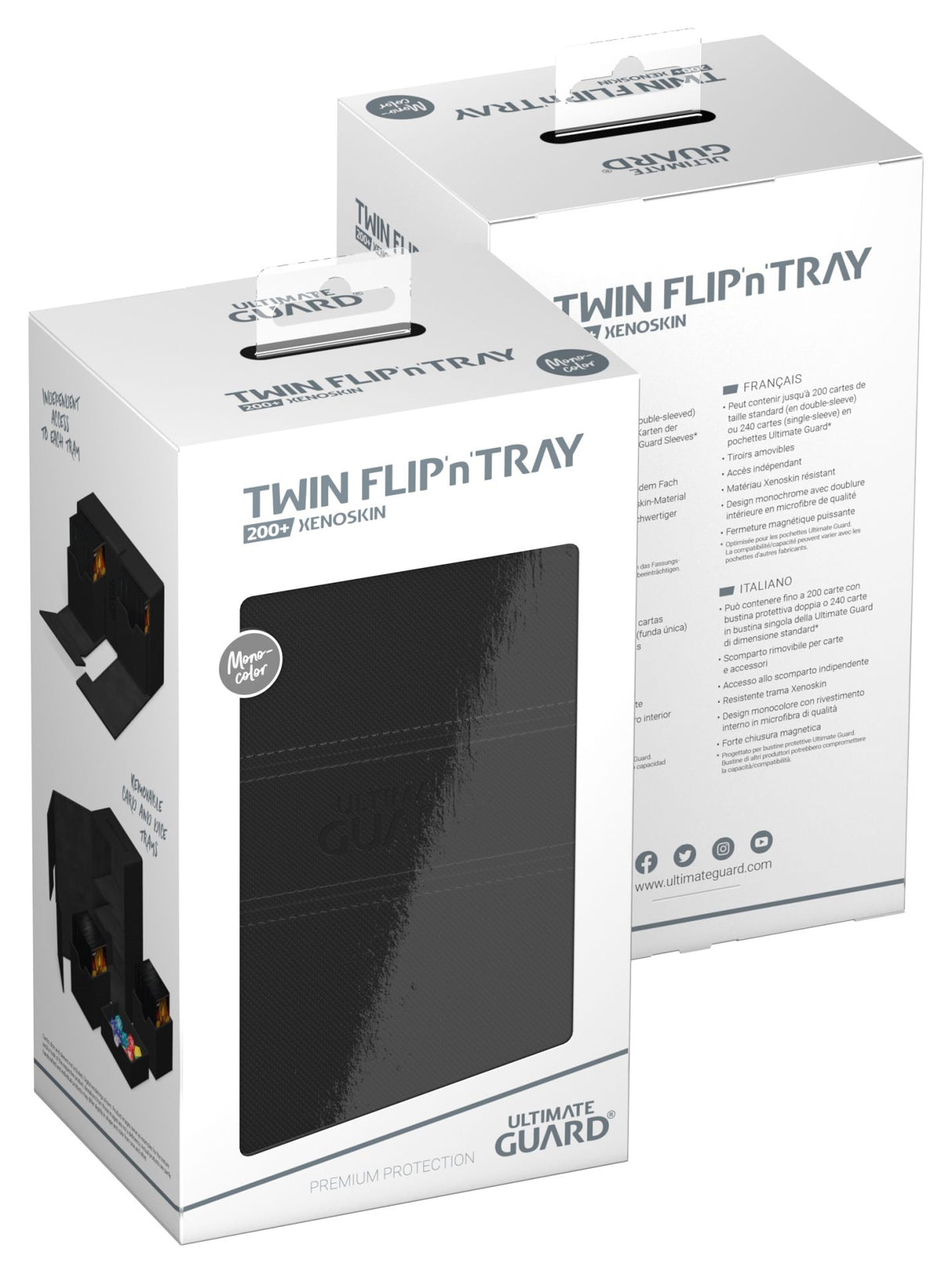 Ultimate Guard TWIN FLIP’N’TRAY XENOSKIN - Black
