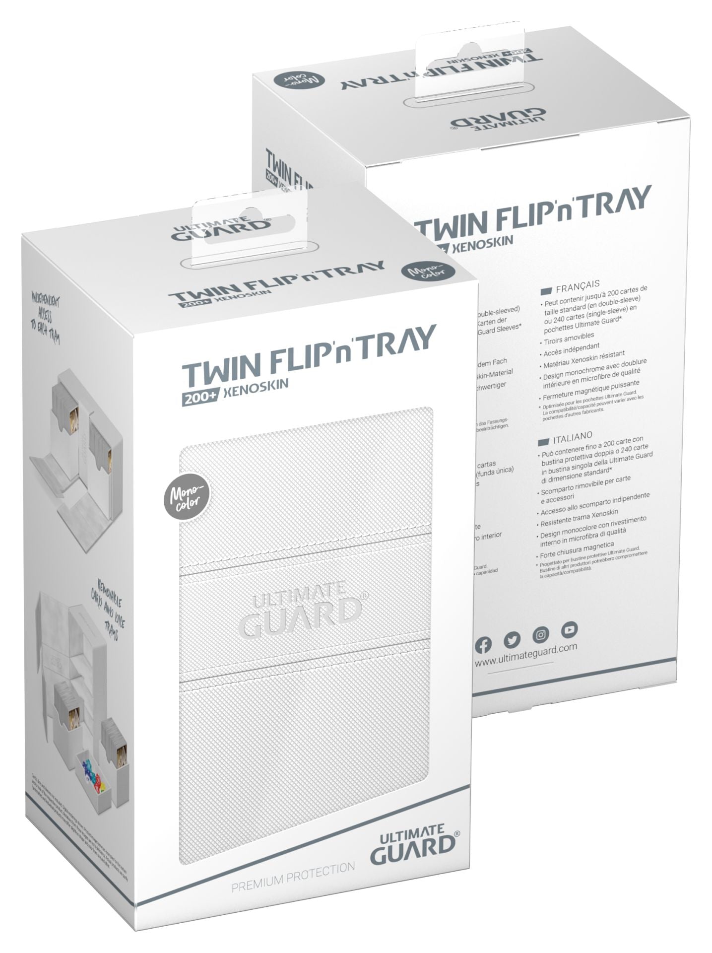 Ultimate Guard TWIN FLIP’N’TRAY XENOSKIN - White