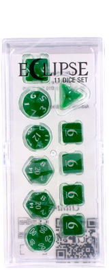 Ultra PRO: 11-Dice Set - Eclipse (Forest Green)