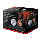 Ultra PRO: Display - Baseball & Card Wood Base (Black)