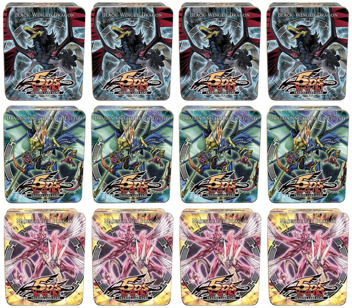 Collectible Tin Display (Black-Winged Dragon/Dragon Knight Draco-Equiste/Majestic Red Dragon)