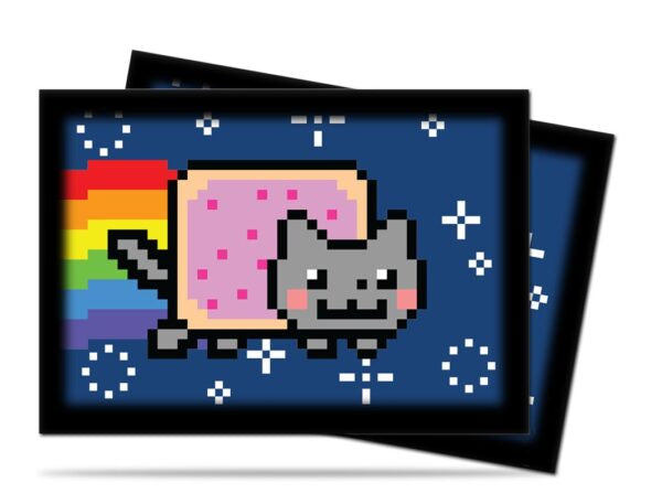 Ultra PRO: Standard 50ct Sleeves - Memes (Nyan Cat with Text)