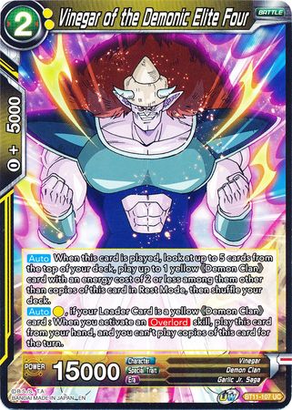 Vinegar of the Demonic Elite Four [BT11-107]