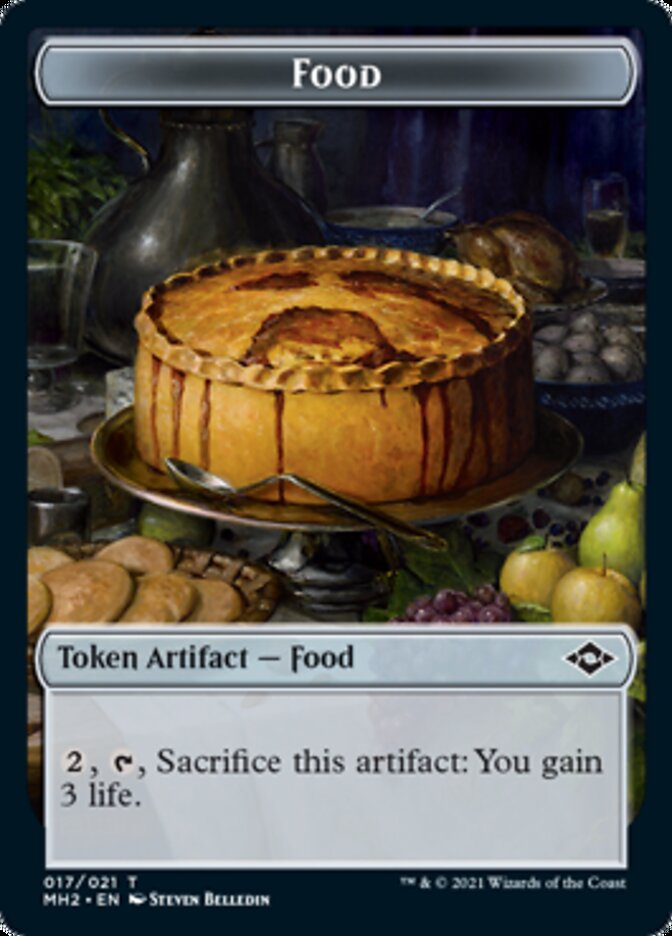 Food (17) // Phyrexian Germ Double-Sided Token [Modern Horizons 2 Tokens]