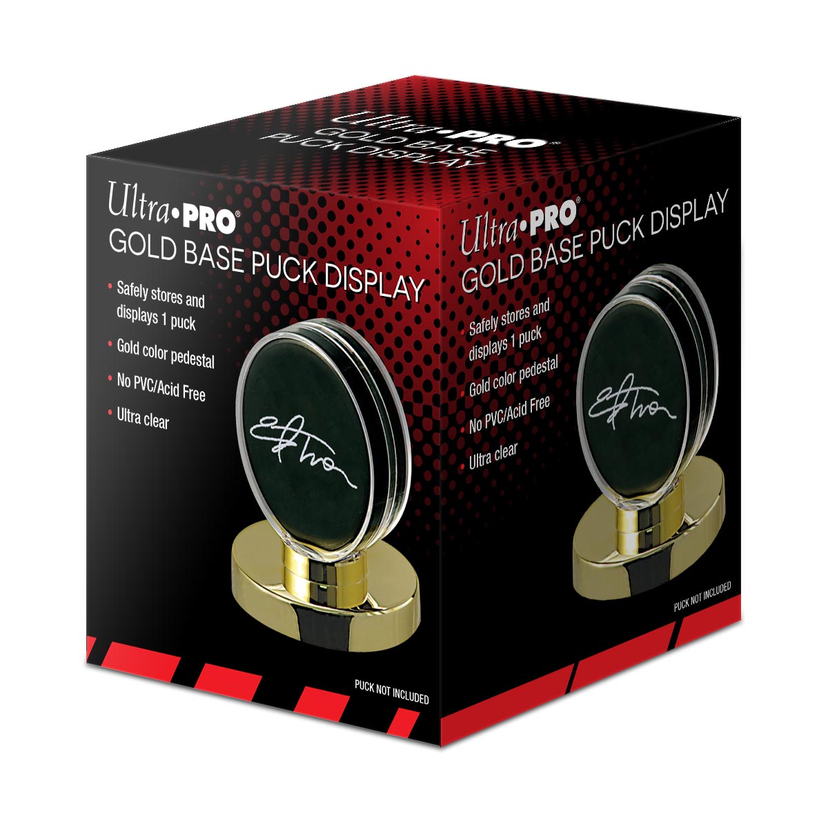 Ultra PRO: Display - Hockey Puck Base (Gold)