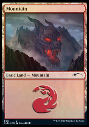 Mountain (Develish) (565) [Secret Lair Drop Promos]