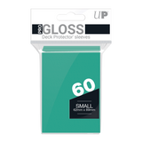 Ultra PRO: Small 60ct Sleeves - PRO-Gloss (Aqua)