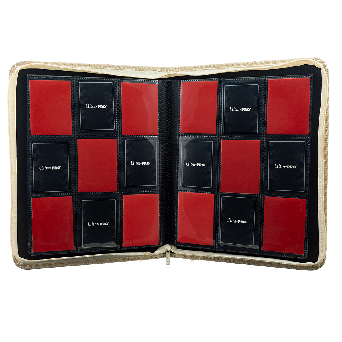 Ultra PRO: 9-Pocket Zippered PRO-Binder - Vivid Deluxe (Red)
