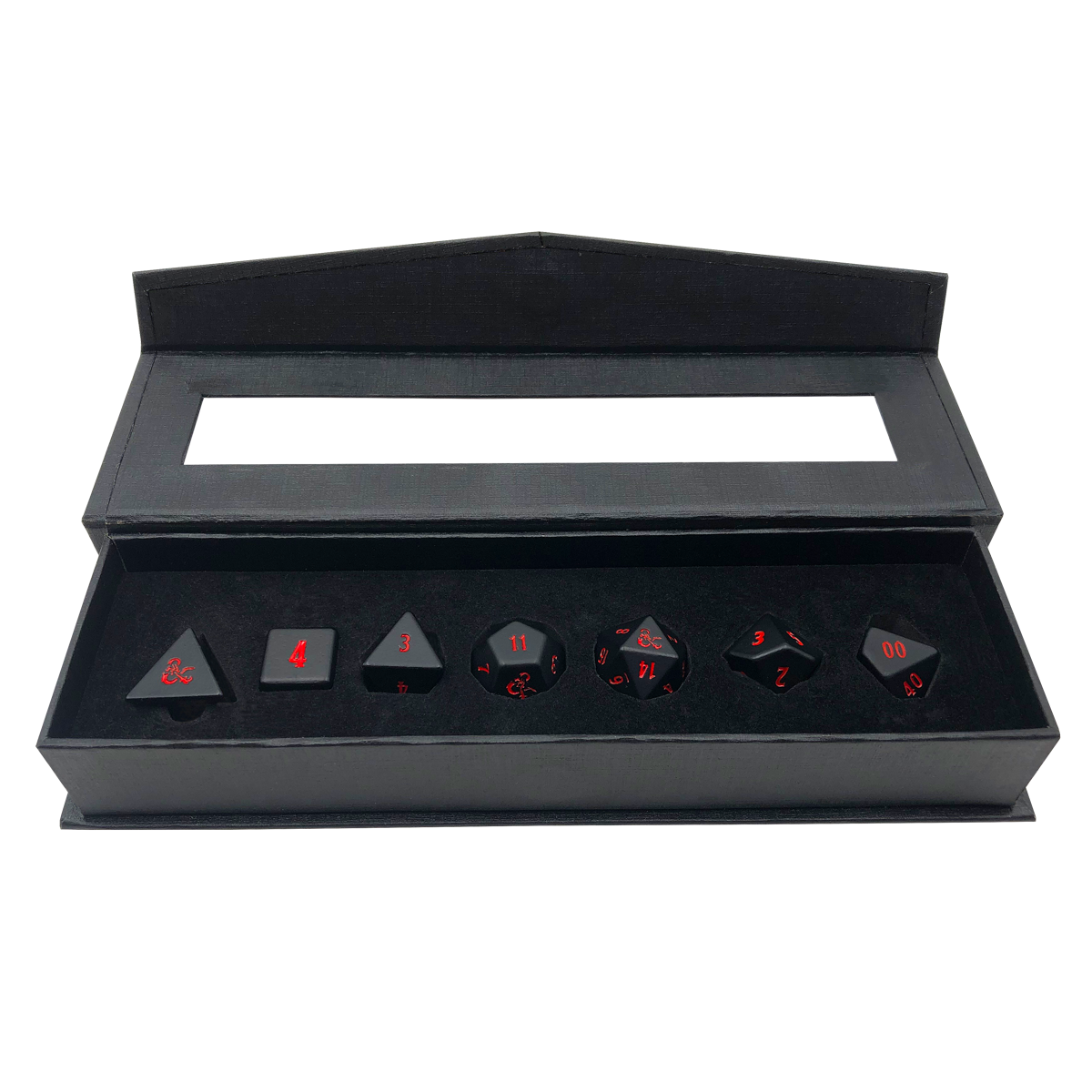 Ultra PRO: Heavy Metal Dice - 7-Dice Set (Dungeons & Dragons)