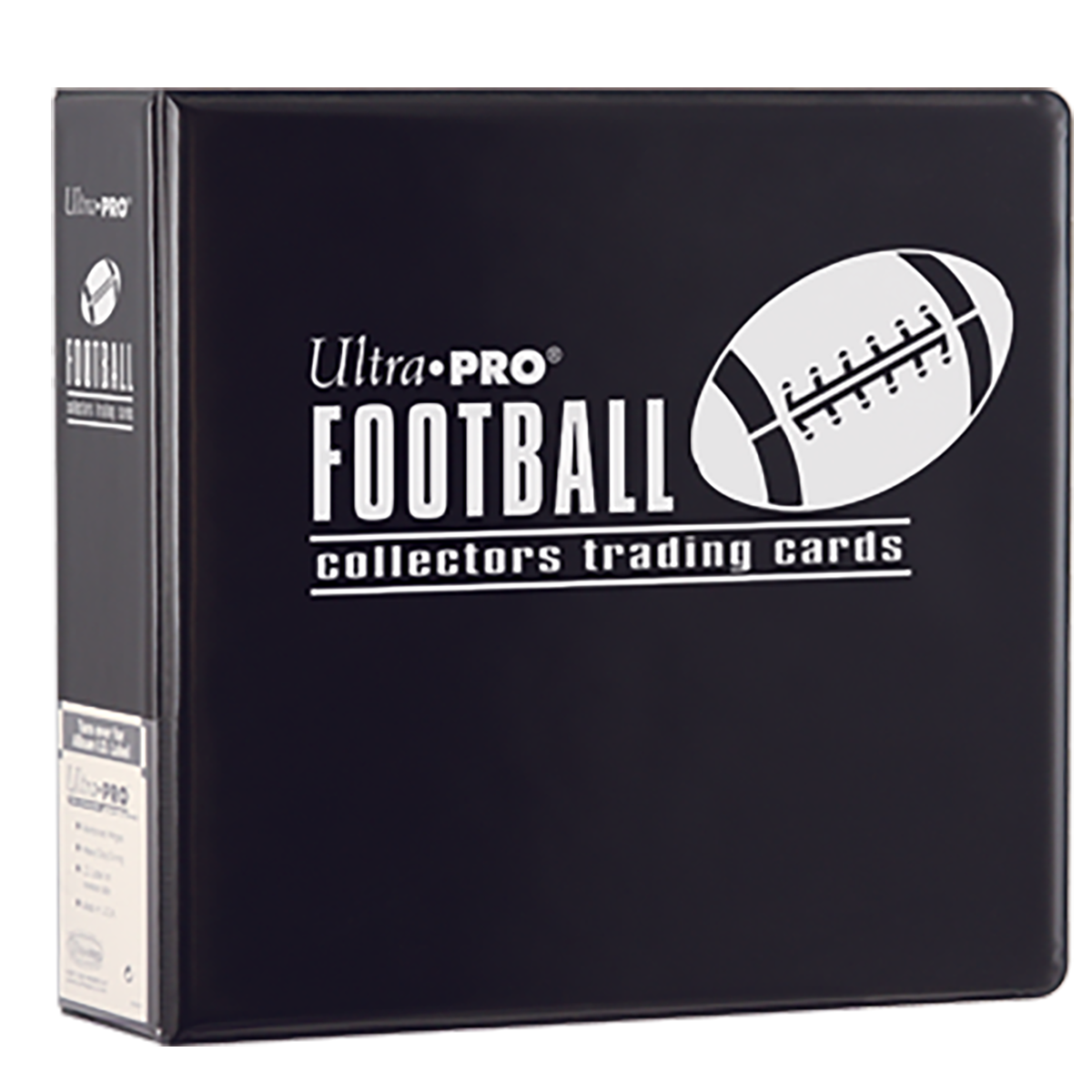Ultra PRO: 3-Ring Binder - Football (Black)