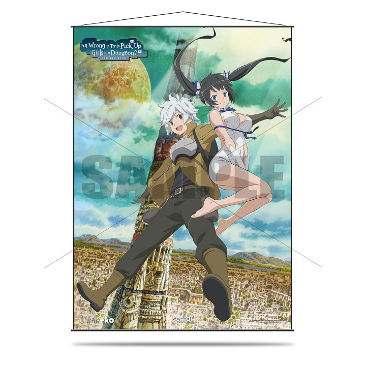 Ultra PRO: Wall Scroll - Is It Wrong to Try to Pick Up Girls in a Dungeon? (Bell and Hestia)