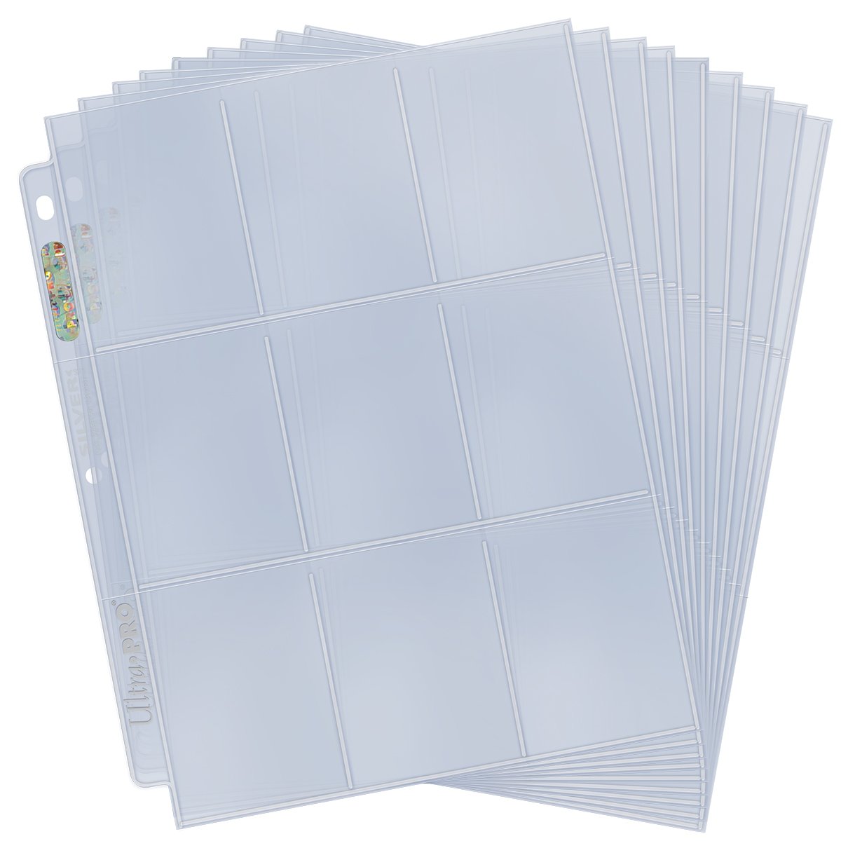 Ultra PRO: 9-Pocket Pages - Silver Series (3-Holes / 10-Pack)