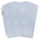 Ultra PRO: 9-Pocket Pages - Silver Series (3-Holes / 10-Pack)