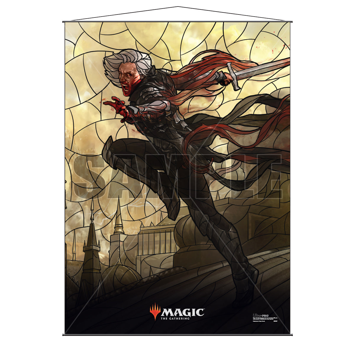 Ultra PRO: Wall Scroll - War of the Spark (Sorin, Vengeful Bloodlord/Stained Glass)