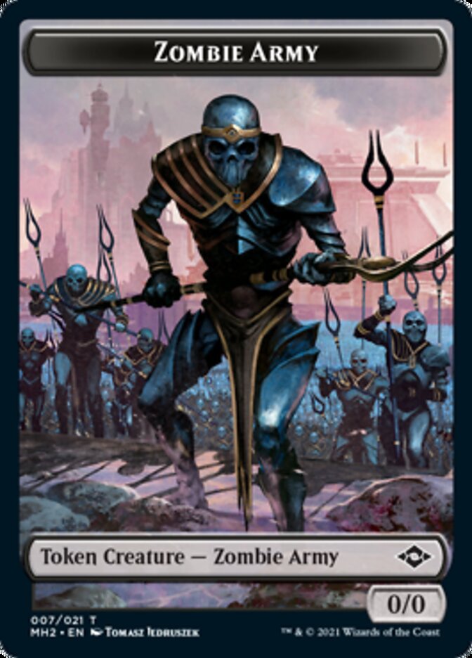 Clue (14) // Zombie Army Double-Sided Token [Modern Horizons 2 Tokens]
