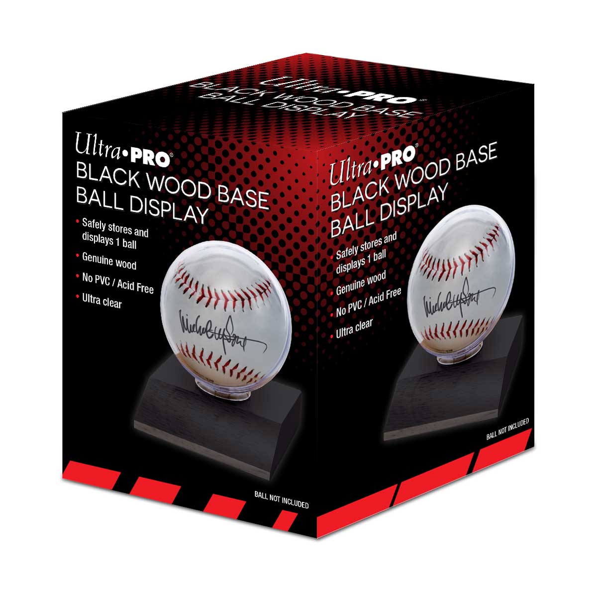 Ultra PRO: Display - Baseball Wood Base (Black)