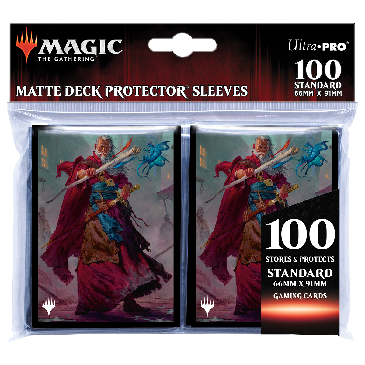 Ultra PRO: Standard 100ct Sleeves - Commander Legends Battle for Baldur's Gate (Elminster)
